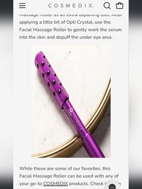 COSMEDIX Facial Massage Roller